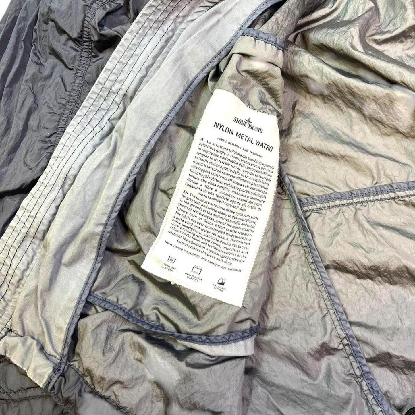 Stone Island Nylon Metal Watro Shimmer Jacket - XL