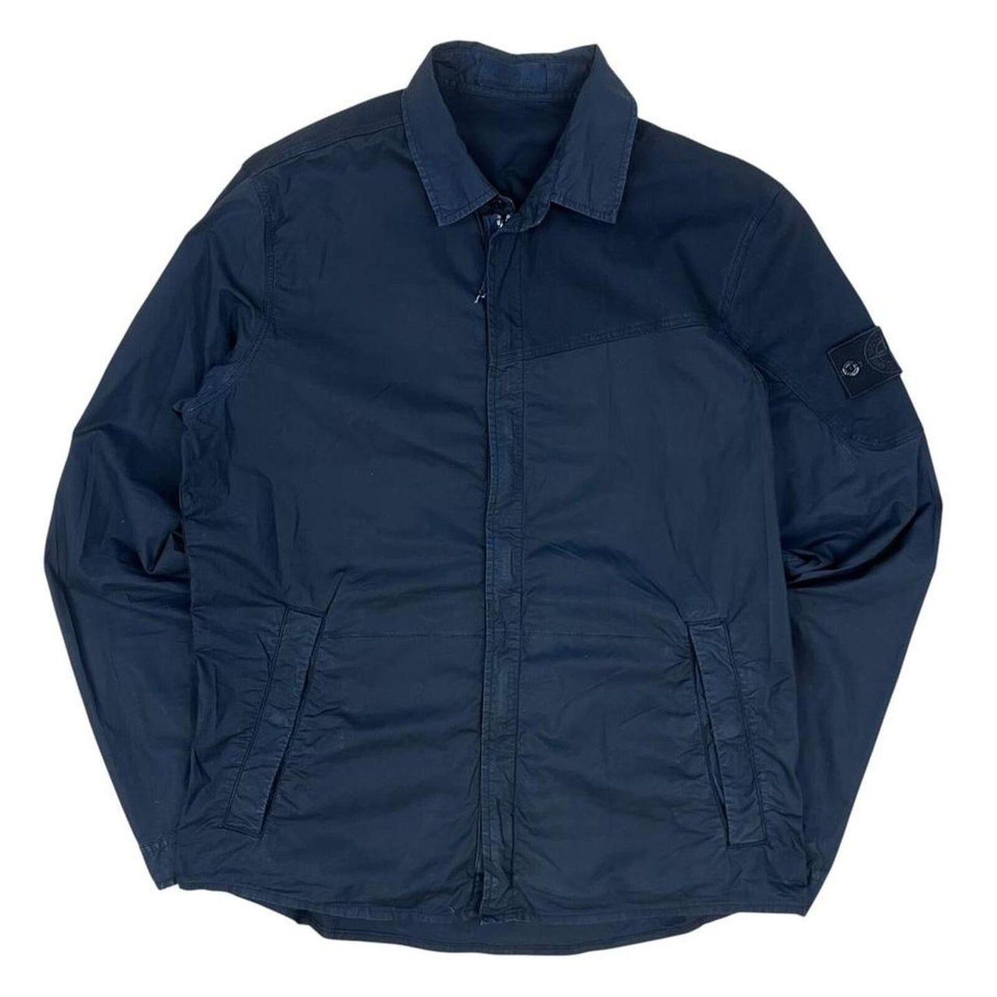 Stone Island Navy Ghost Overshirt - L