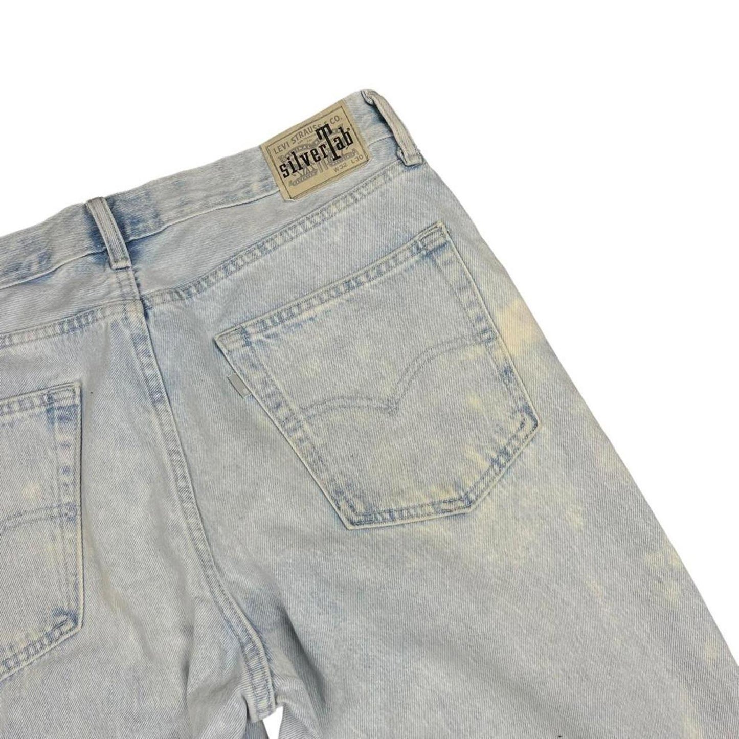 Levis Silver Tab Acid Wash Jeans