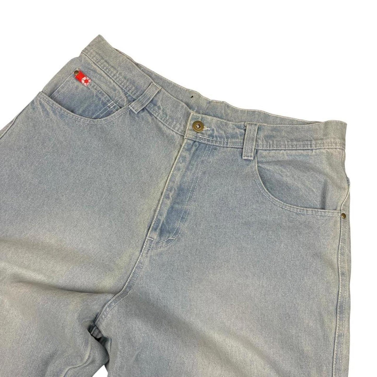 Southpole Light Wash Baggy Jeans Blue