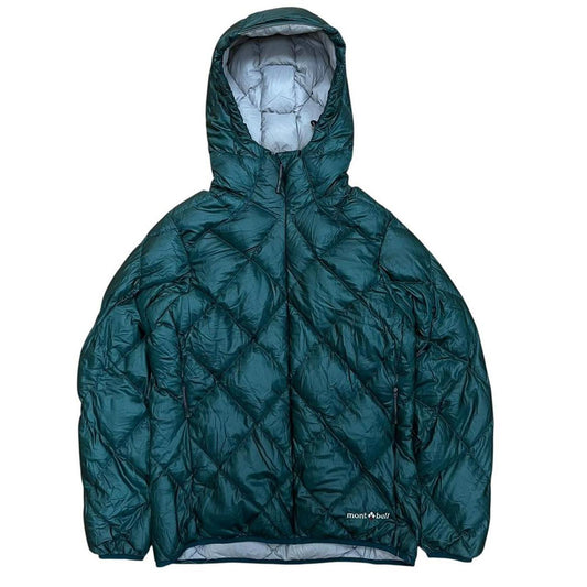 Montbell Lightweight Diamond Stitch Down Jacket Green