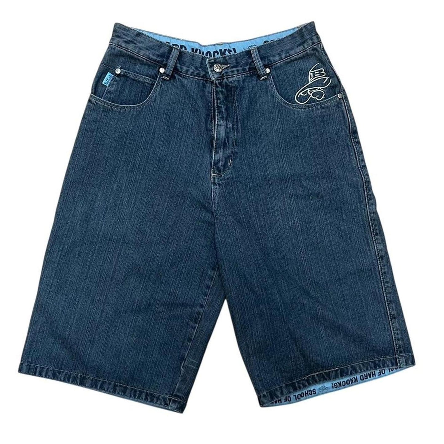 School Of Hard Knocks Navy Baggy Jorts