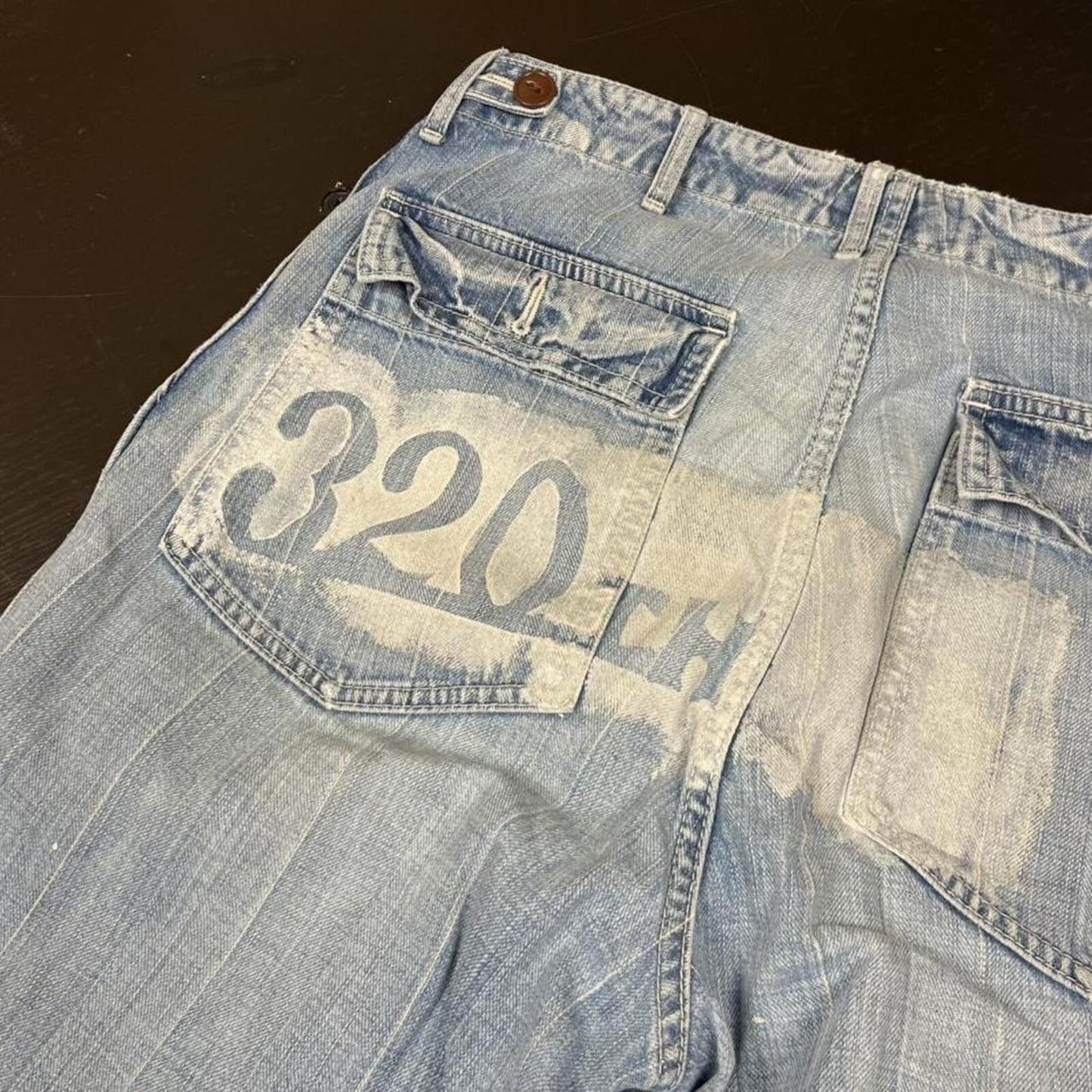 Avirex Paint Splatter Jeans - M