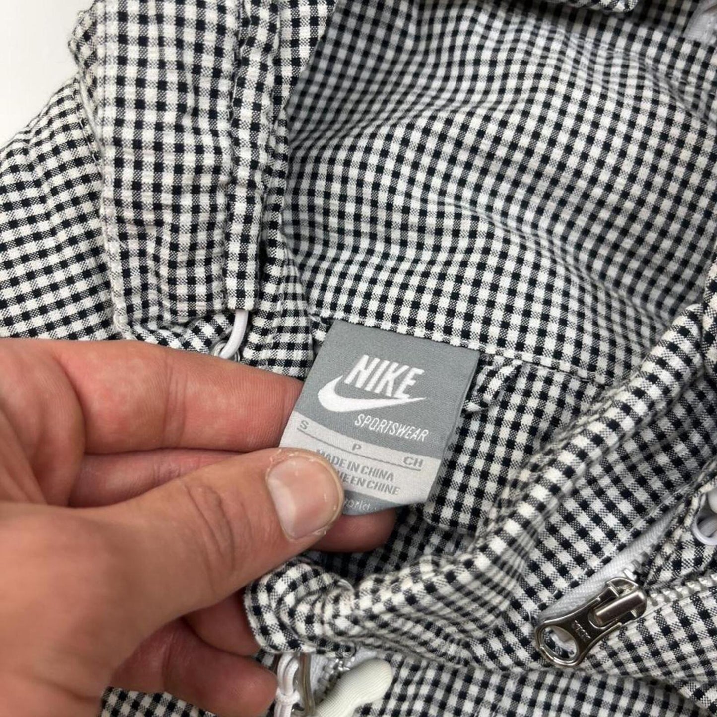 Nike Gingham Jacket - S