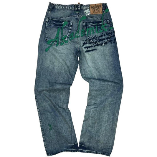 Akademiks Embroidered Jeans - W34