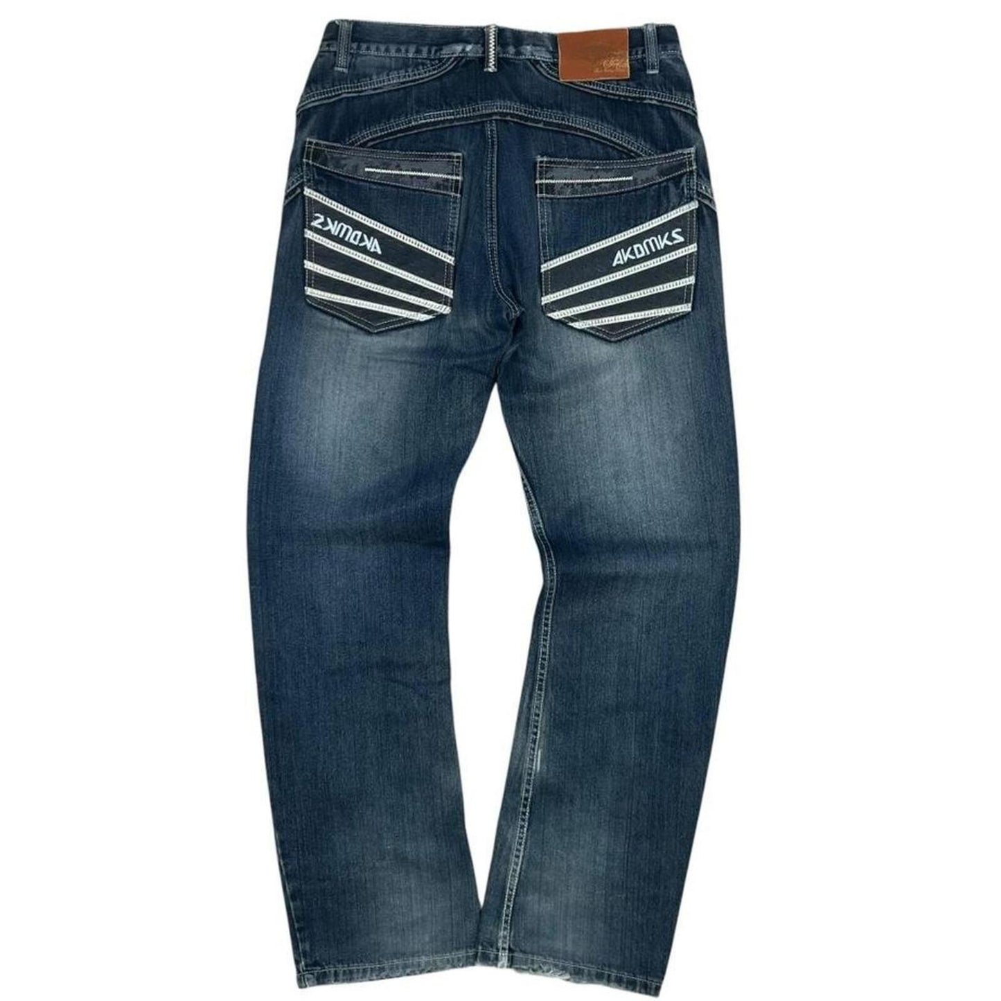 Akademiks Embroidered Jeans - W32