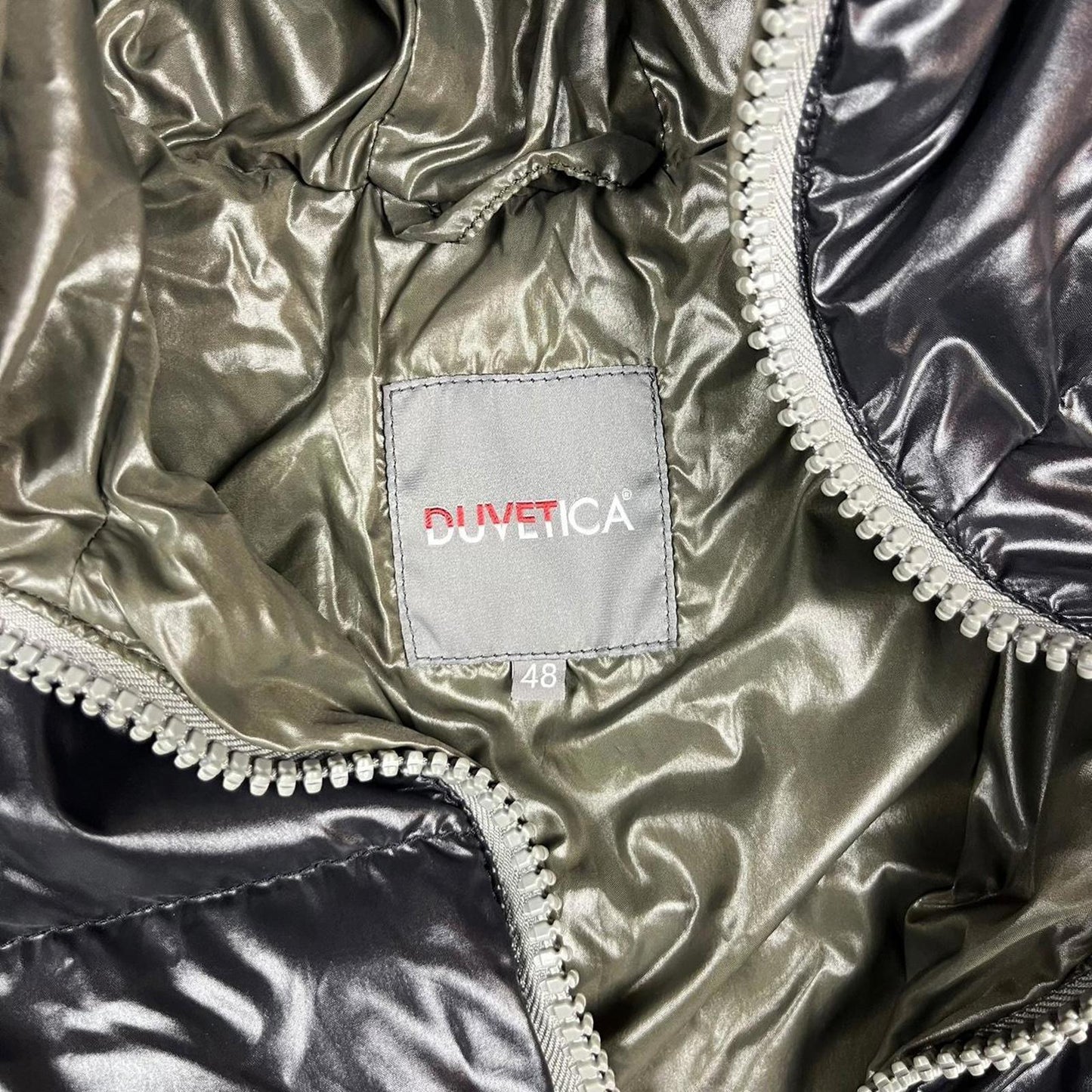 Duvetica Goose Down Jacket Black Cream