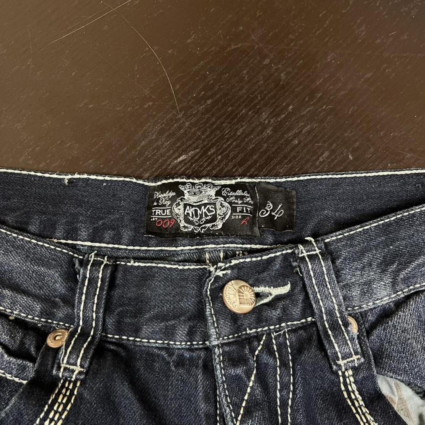Akademiks Embroidered Jeans - W34