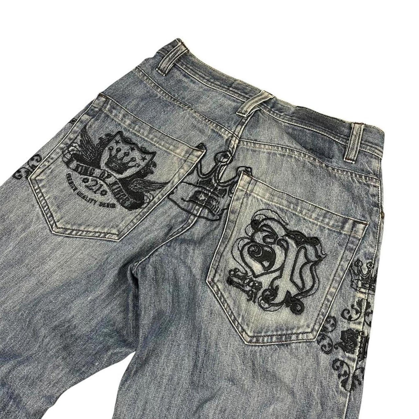 Southpole Embroidered Jeans