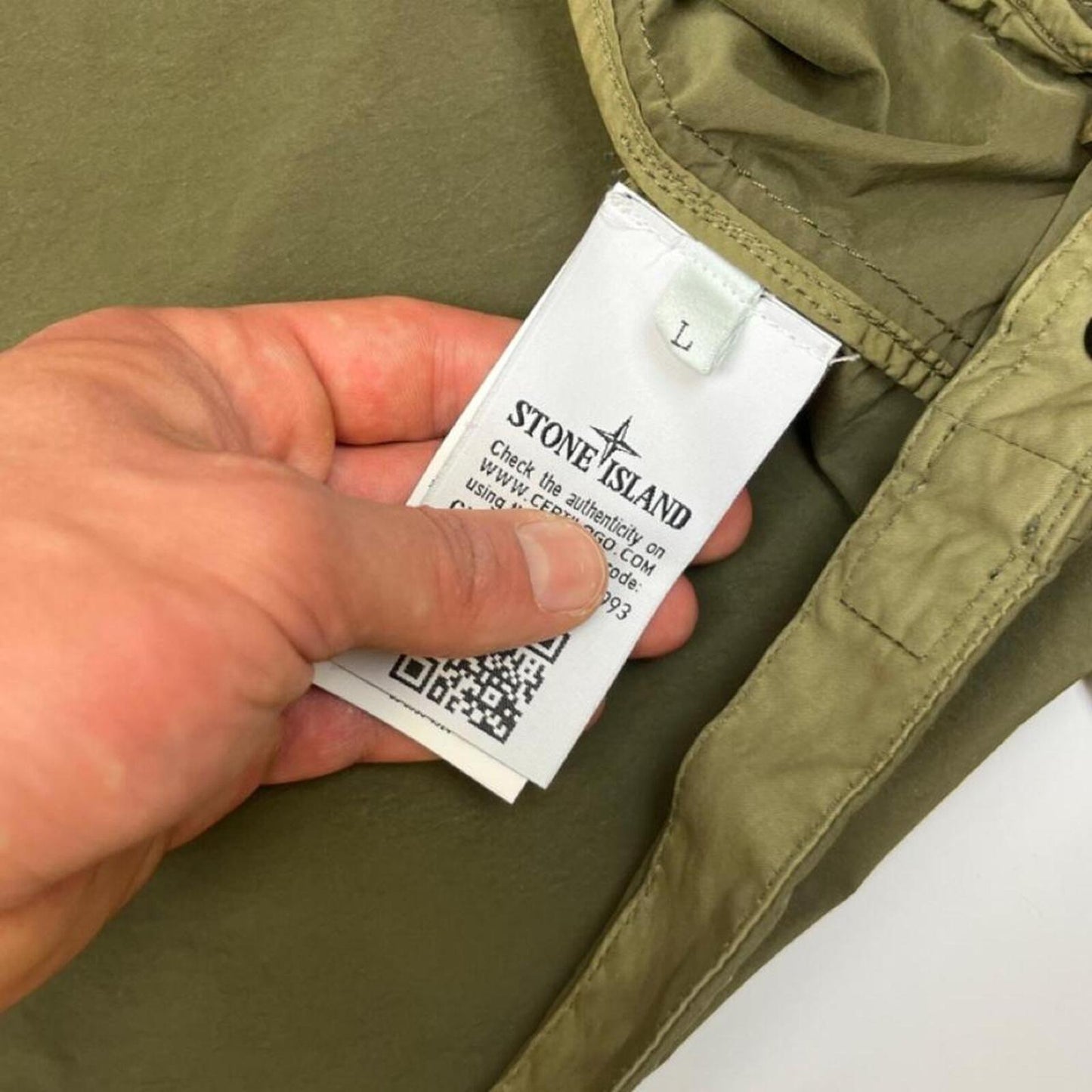 Stone Island David Tela Light TC Jacket - L