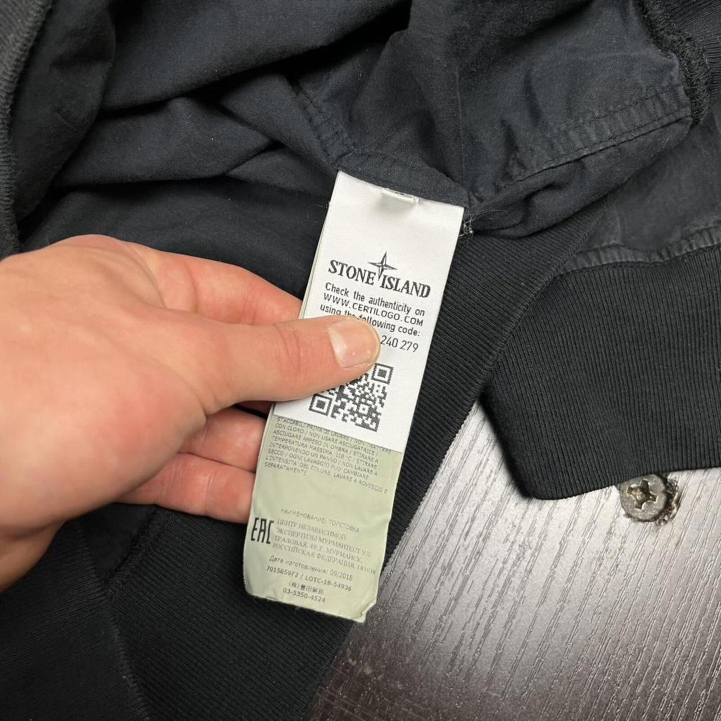 Stone Island Shadow Project Crewneck - L