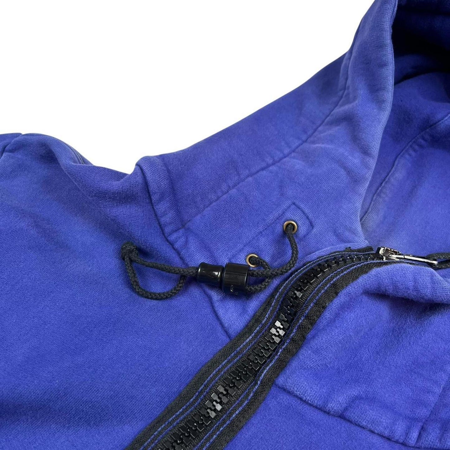 Stone Island Zip Through Hoodie Blue
