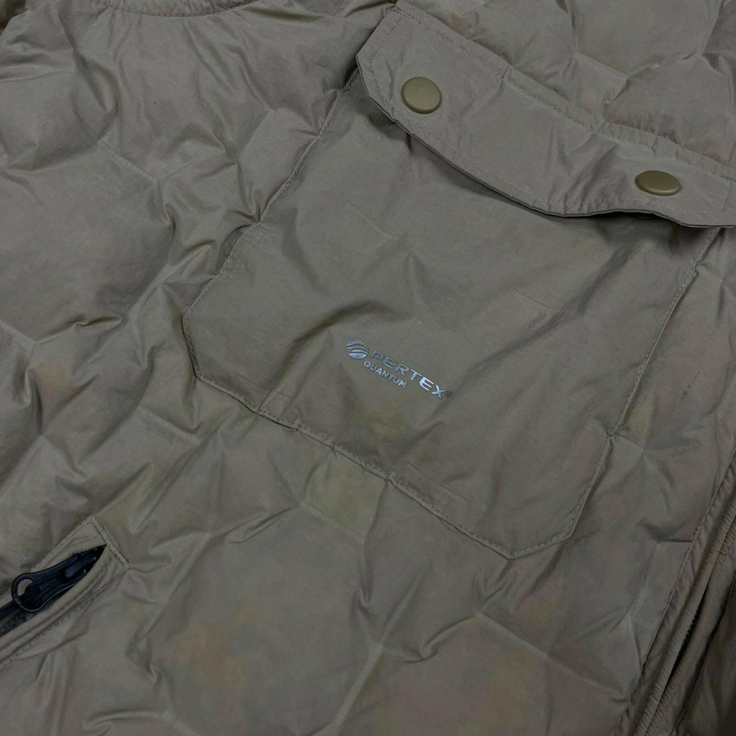 Palace Pertex Quantum Down Jacket Beige