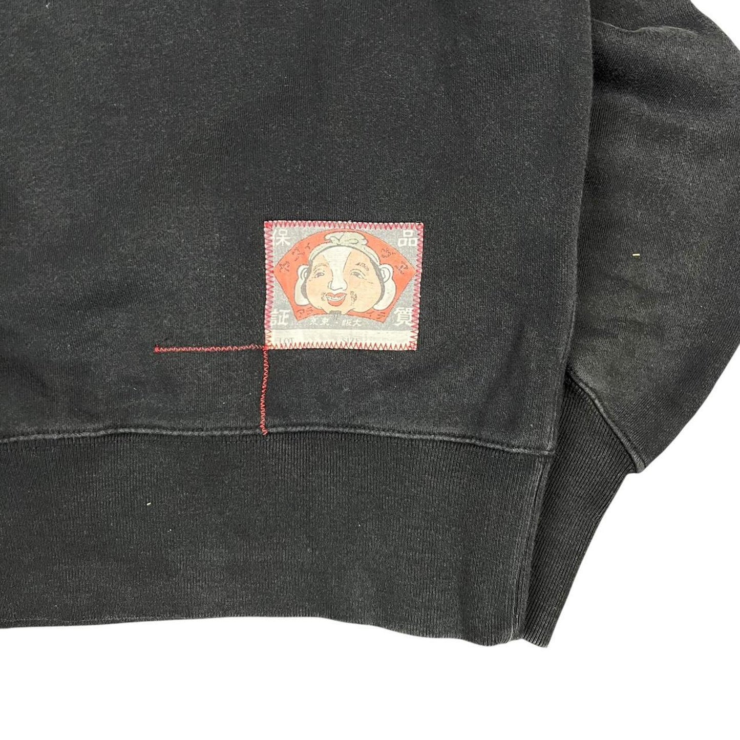 Evisu Diacock Sweatshirt Black Grey