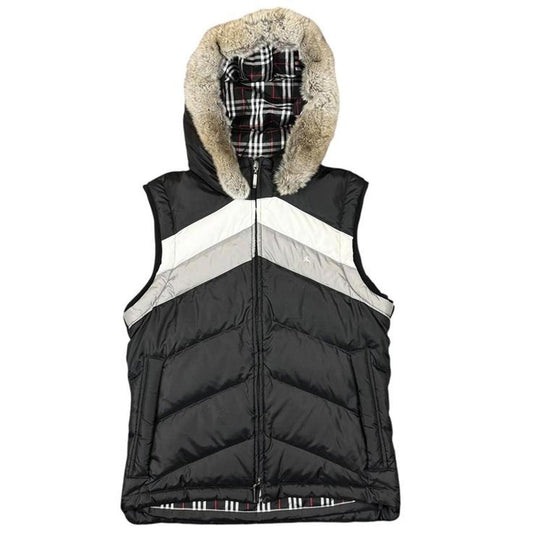 Burberry Black Label Fur Down Gilet - M