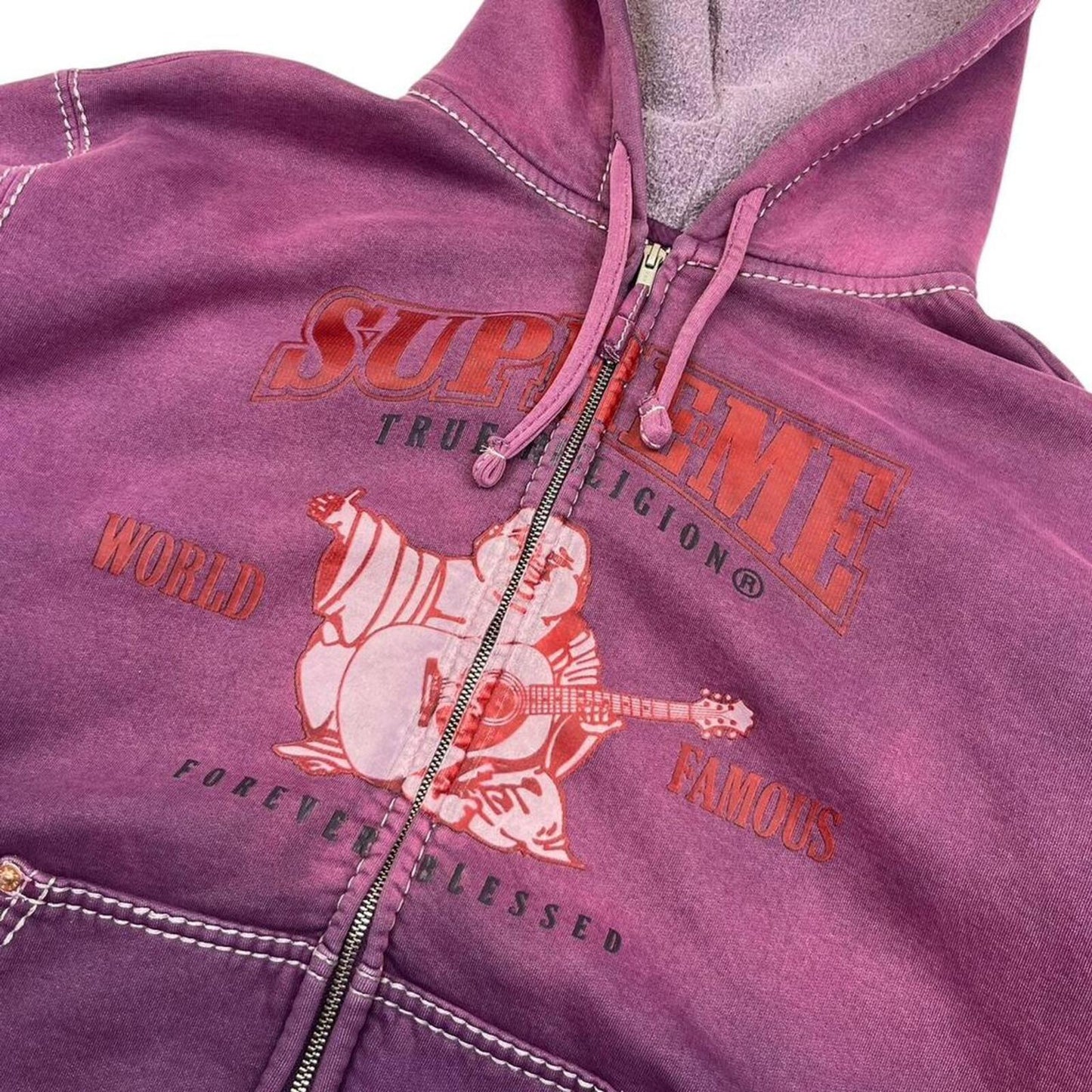 True Religion Supreme Zip Up Hoodie - L