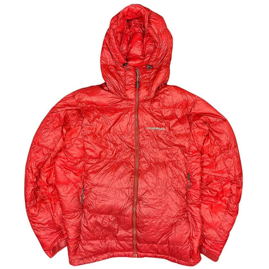 Montbell Down Jacket Two Tone Red