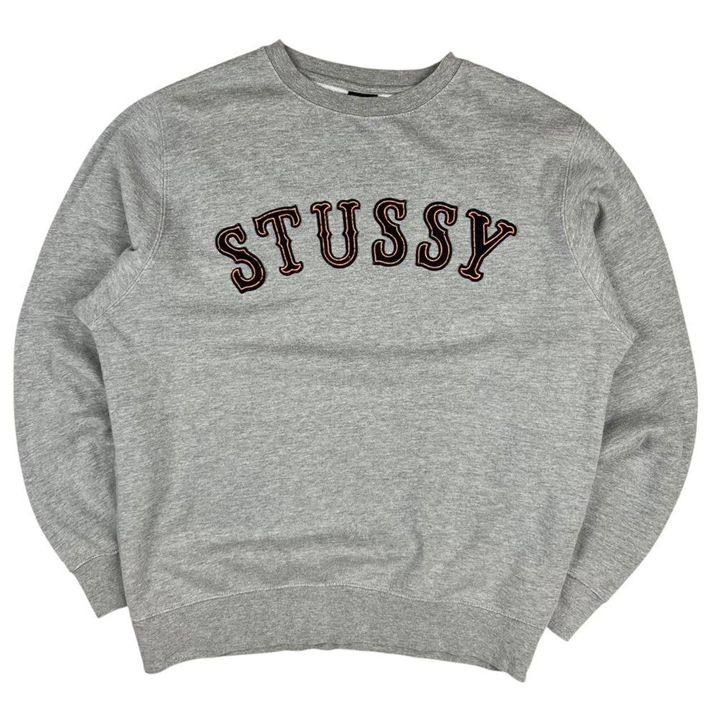 Stussy Spellout Sweatshirt Grey