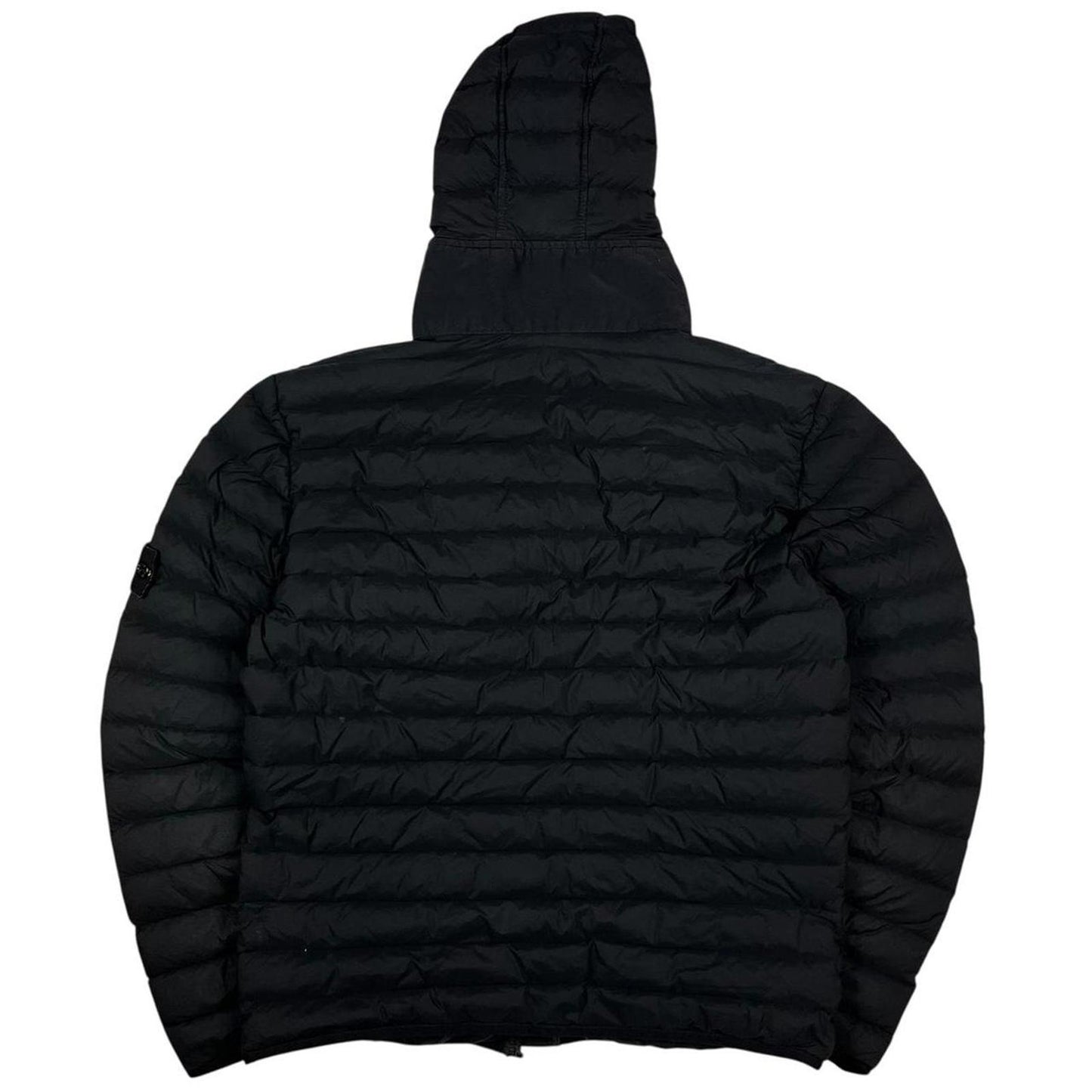 Stone Island Loom Woven Down Chambers Stretch Nylon-TC Jacket Black