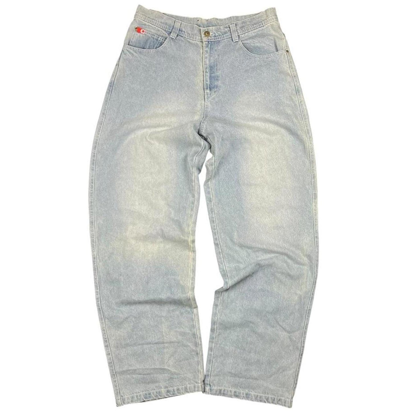Southpole Light Wash Baggy Jeans Blue