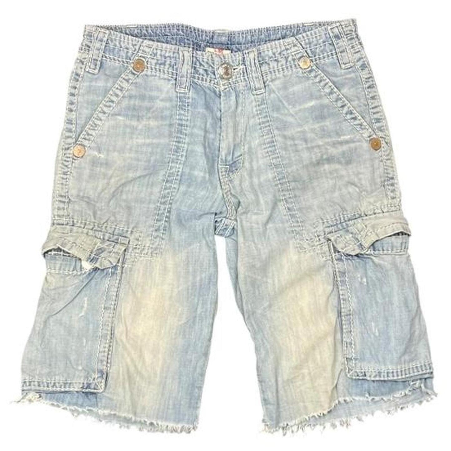 True Religion Big Stitch Jorts - W28
