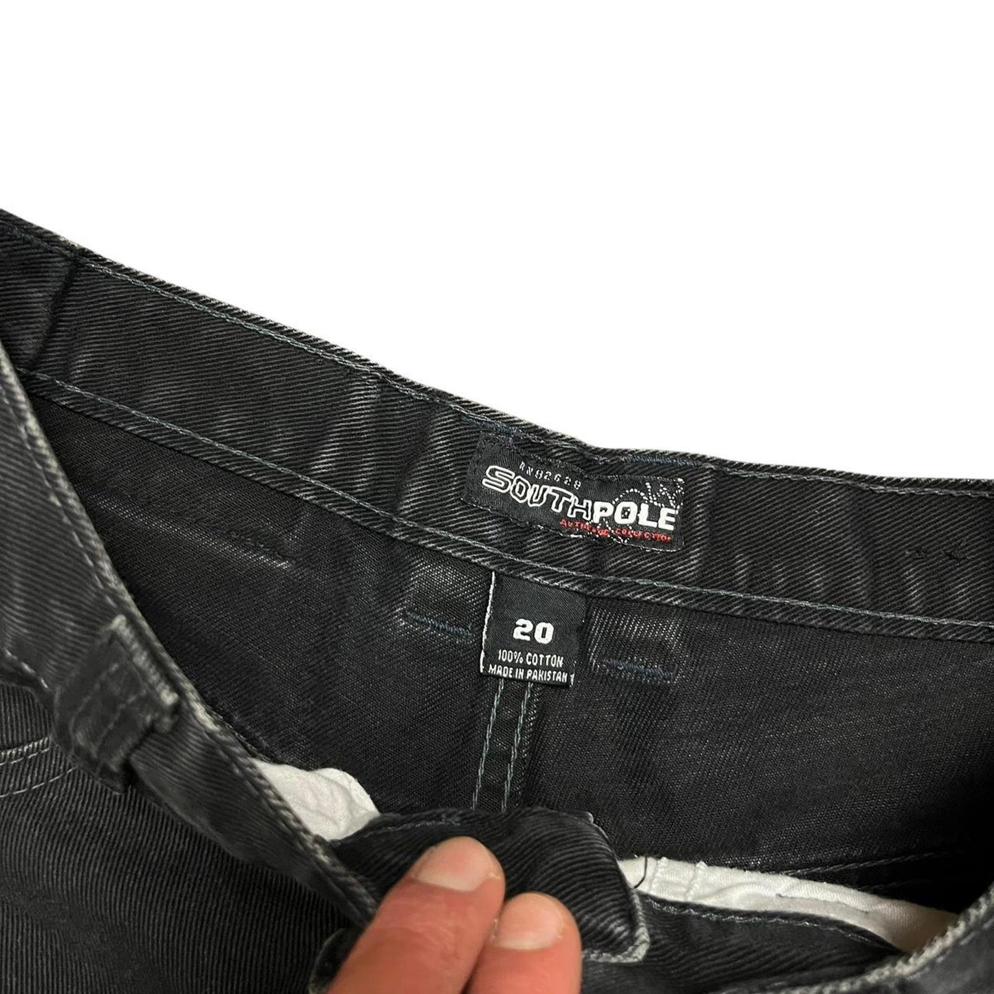 Southpole Baggy Jeans Black