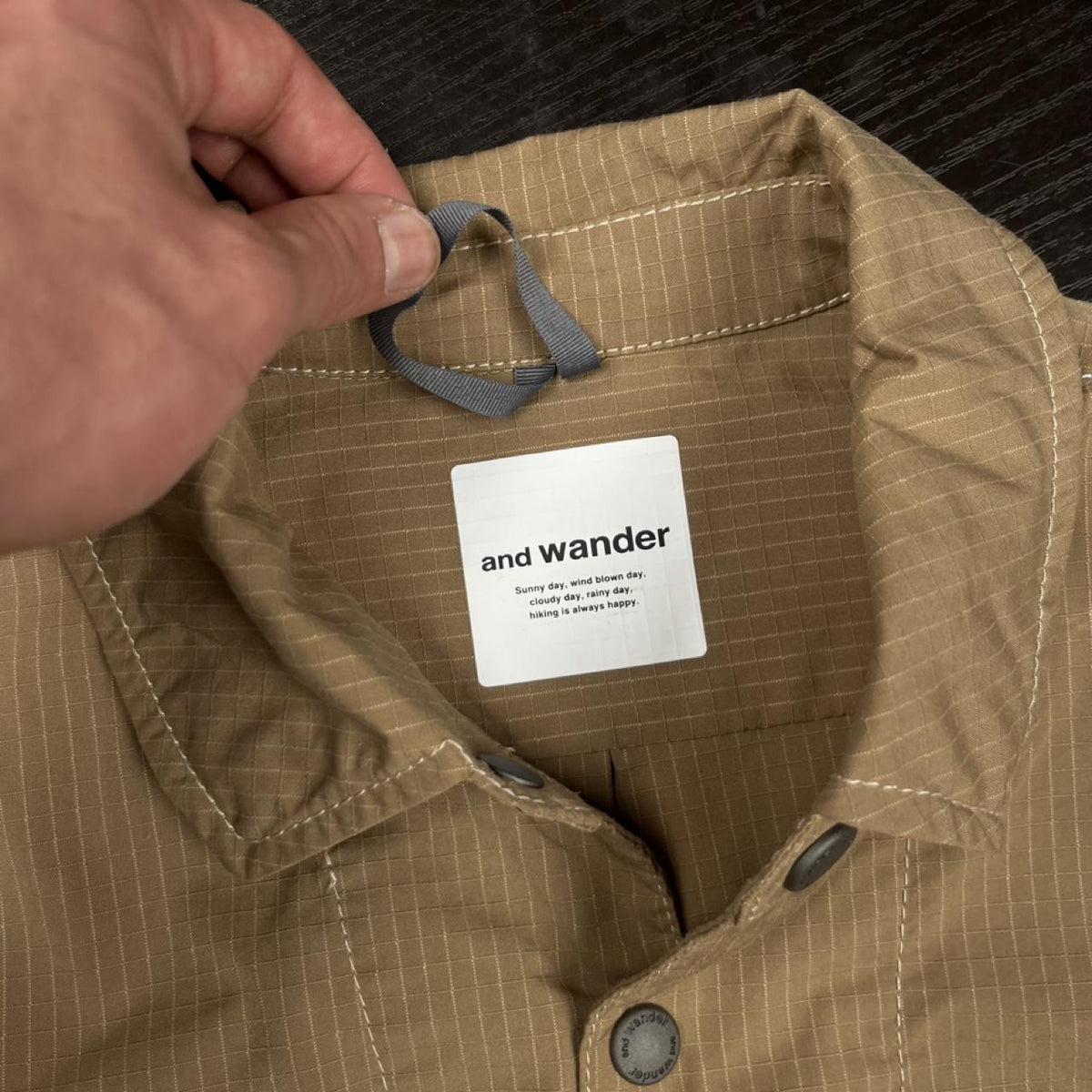 And Wander Overshirt - M