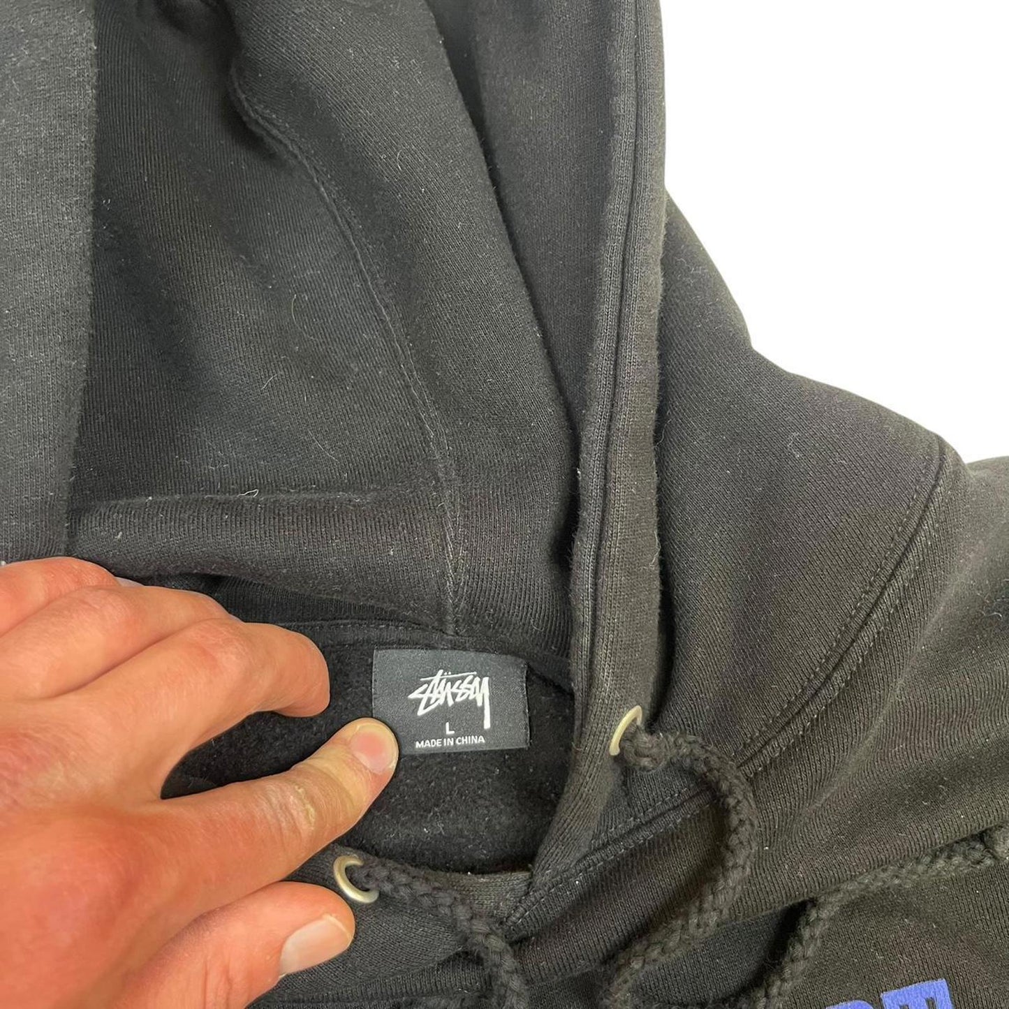 Stussy Sport Hoodie Purple Black