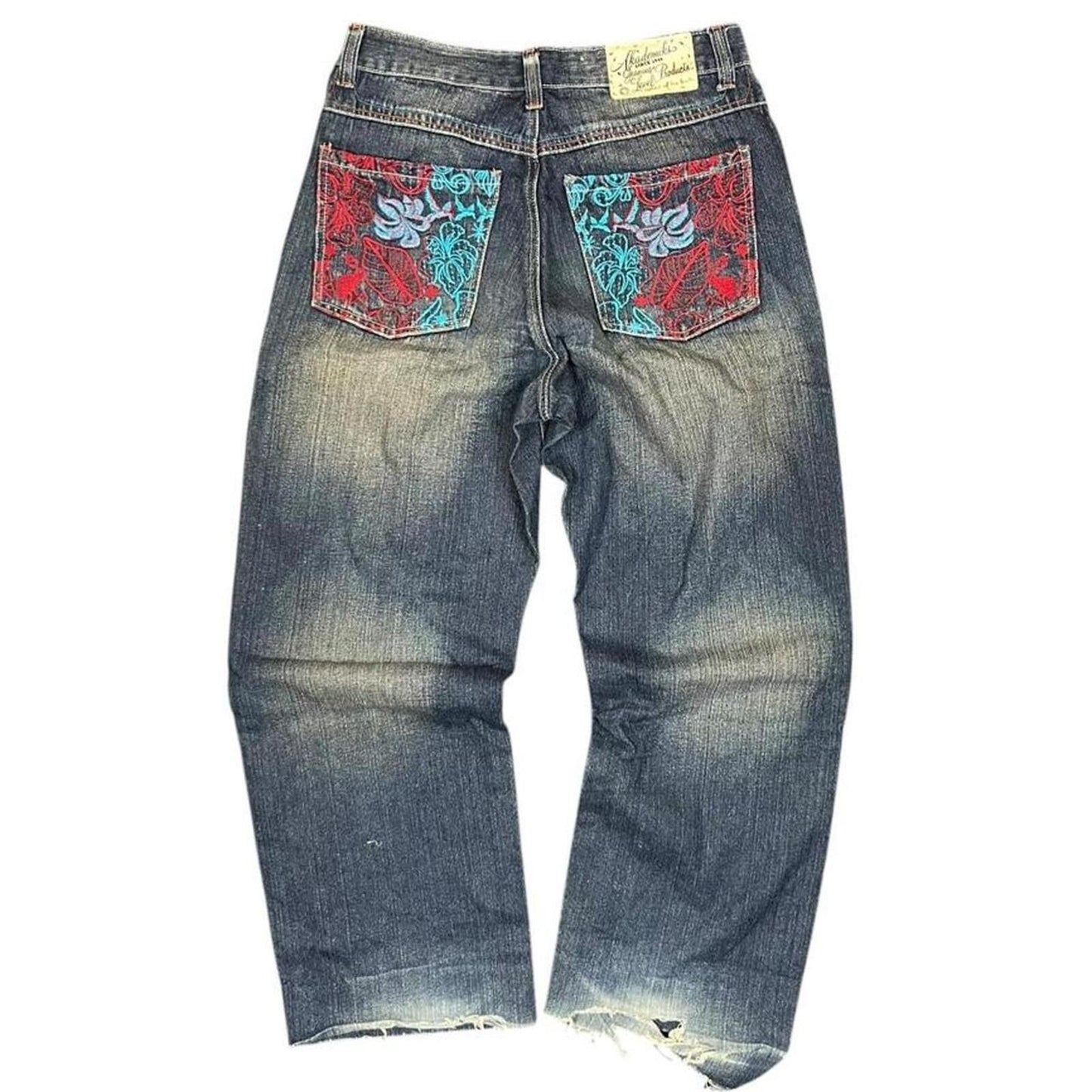 Akademiks Embroidered Jeans - W32