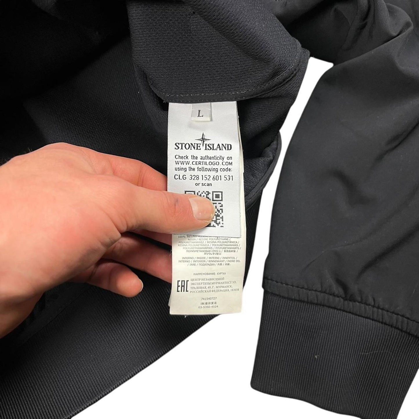 Stone Island Soft Shell-R Jacket Black