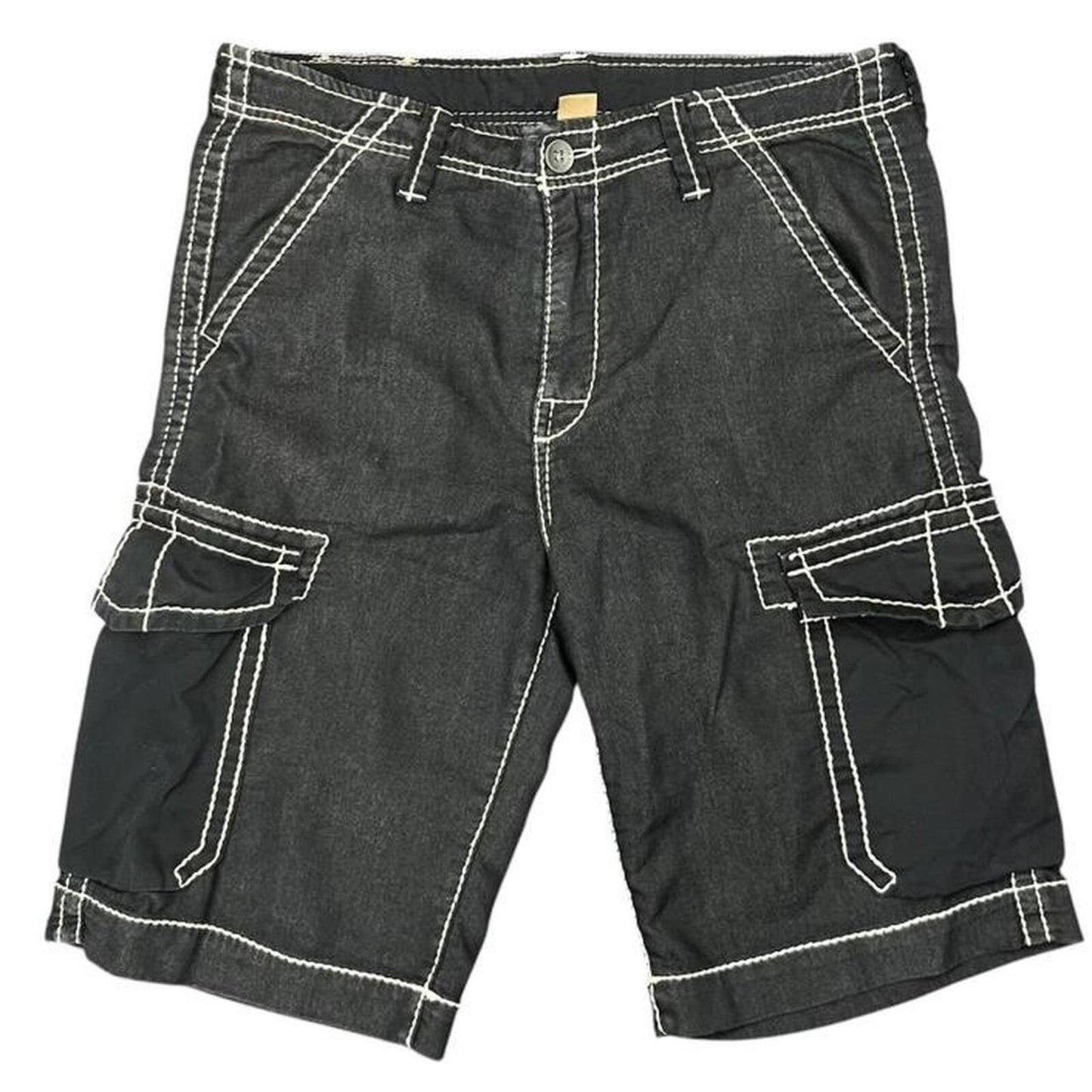 True Religion Big Stitch Jorts - W32