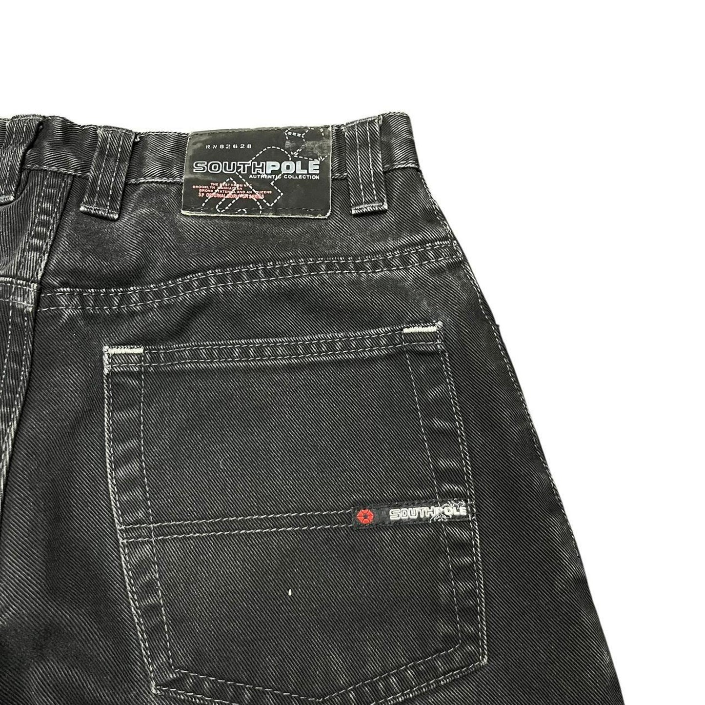 Southpole Baggy Jeans Black