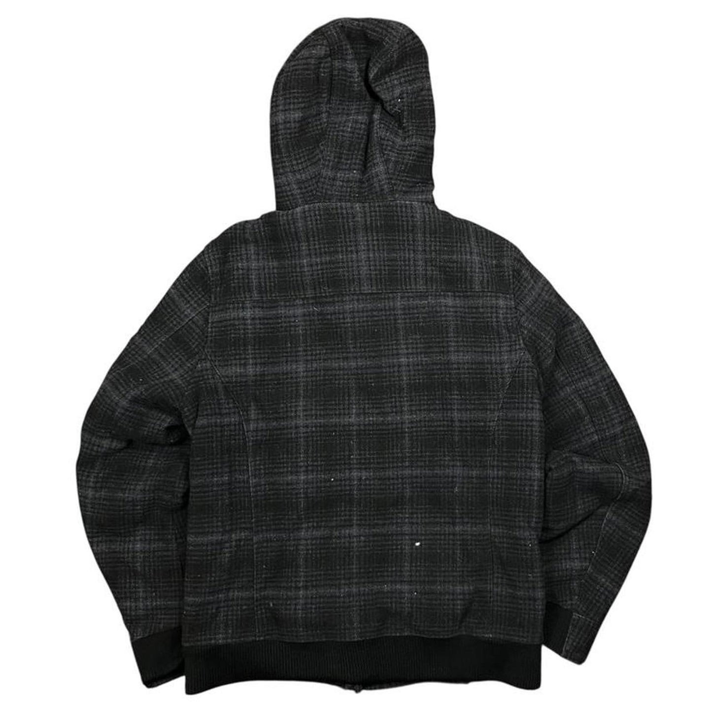 Japanese Archive Plaid Multi Pocket Fur Jacket