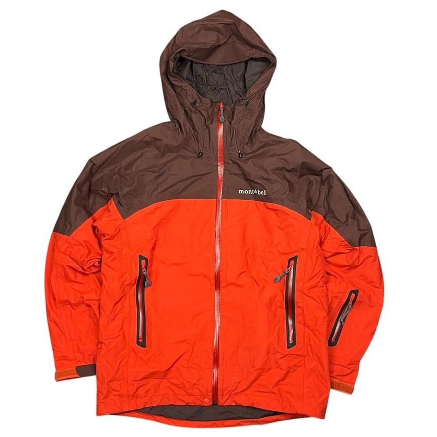 Montbell Jacket Two Tone Red Brown