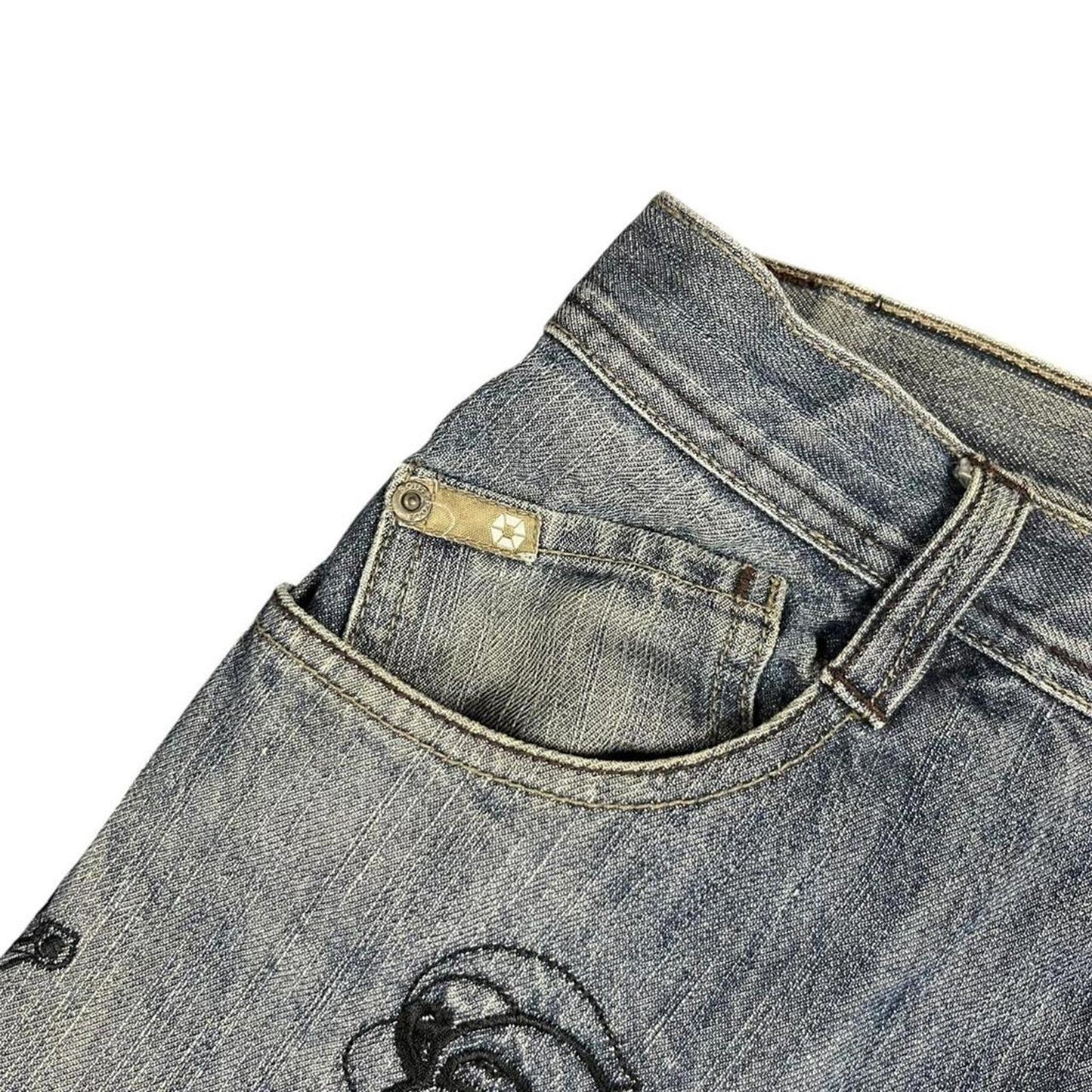 Southpole Embroidered Jeans