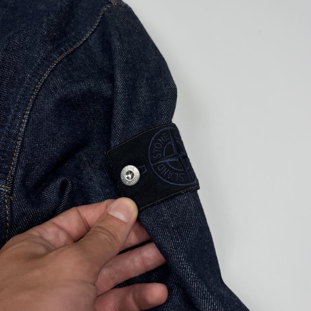 Stone Island Indigo Denim Rinsed Jacket - XL