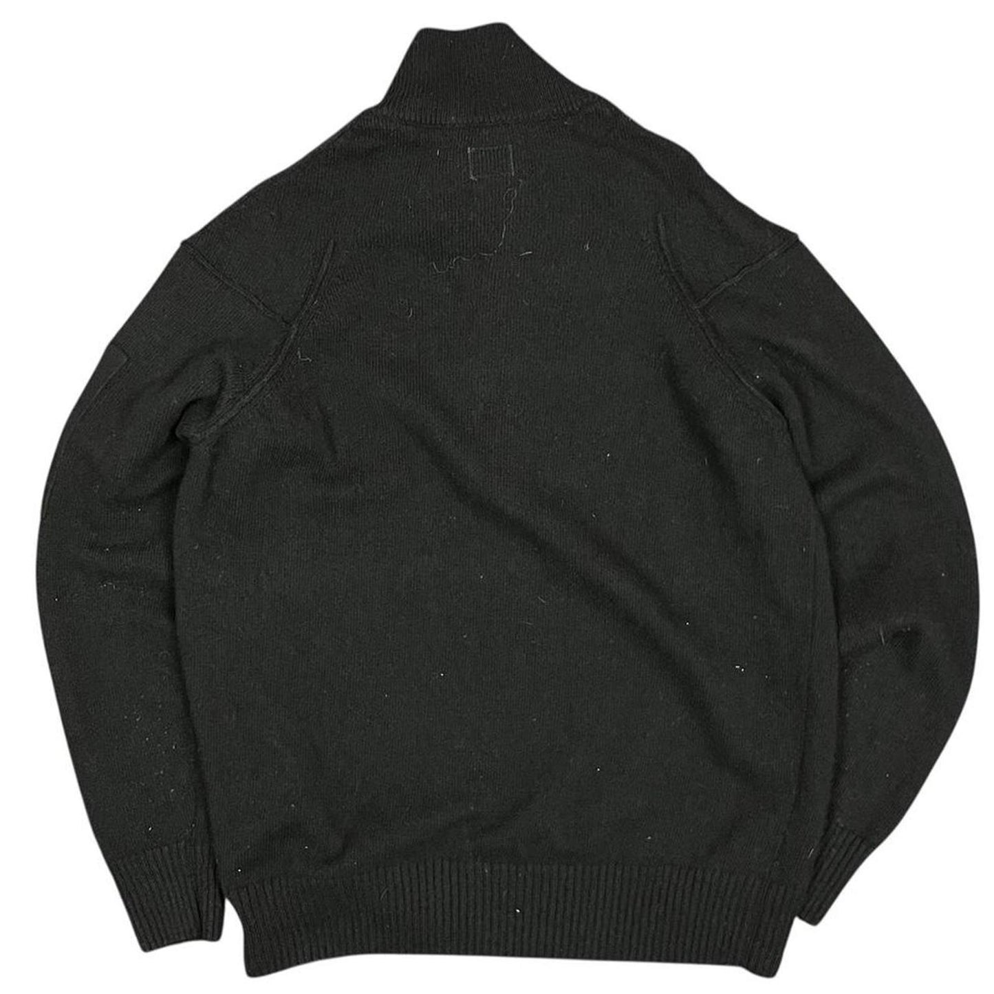 C.P. Company Quarter Zip Knit Black