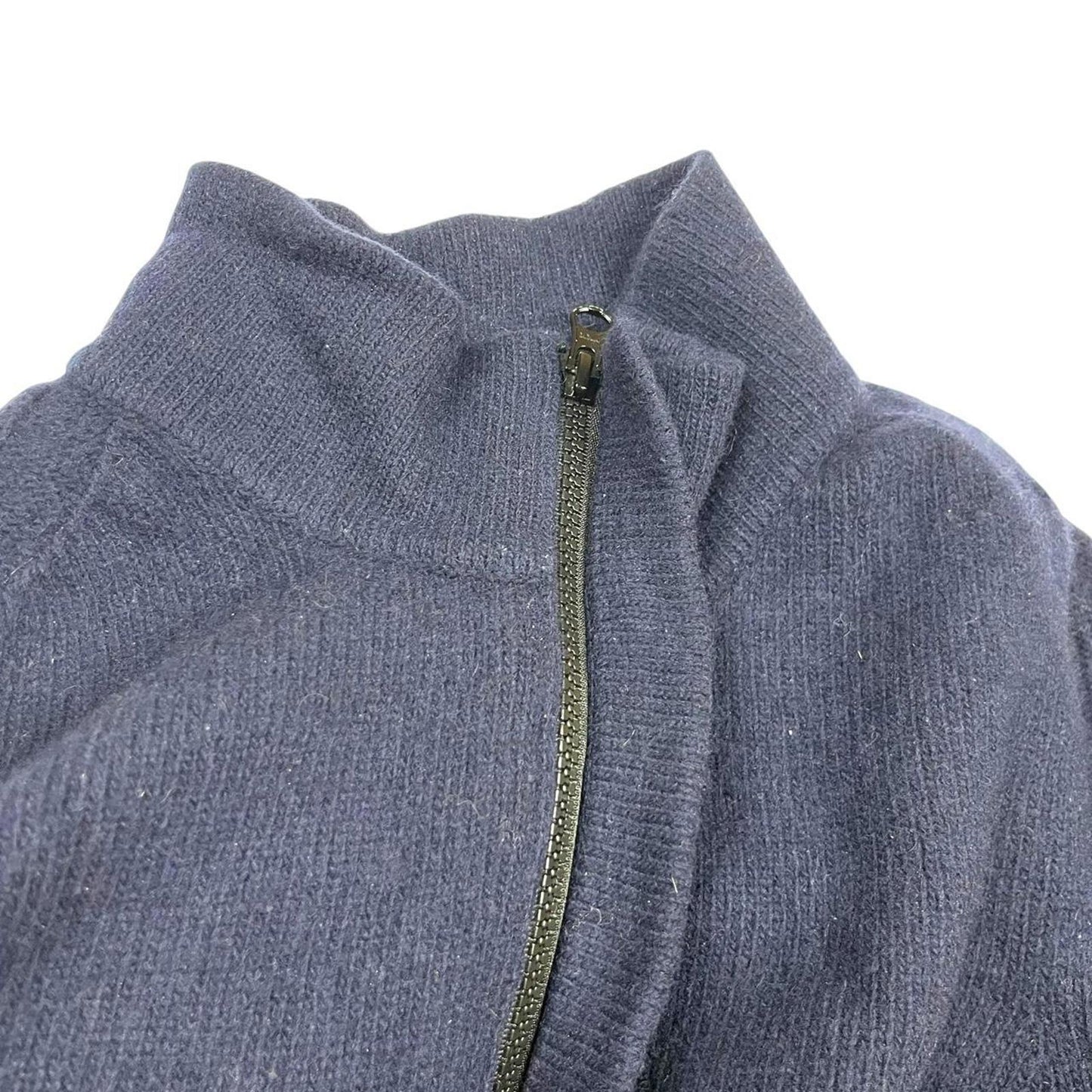 Stone Island 1/4 Zip Knit Navy