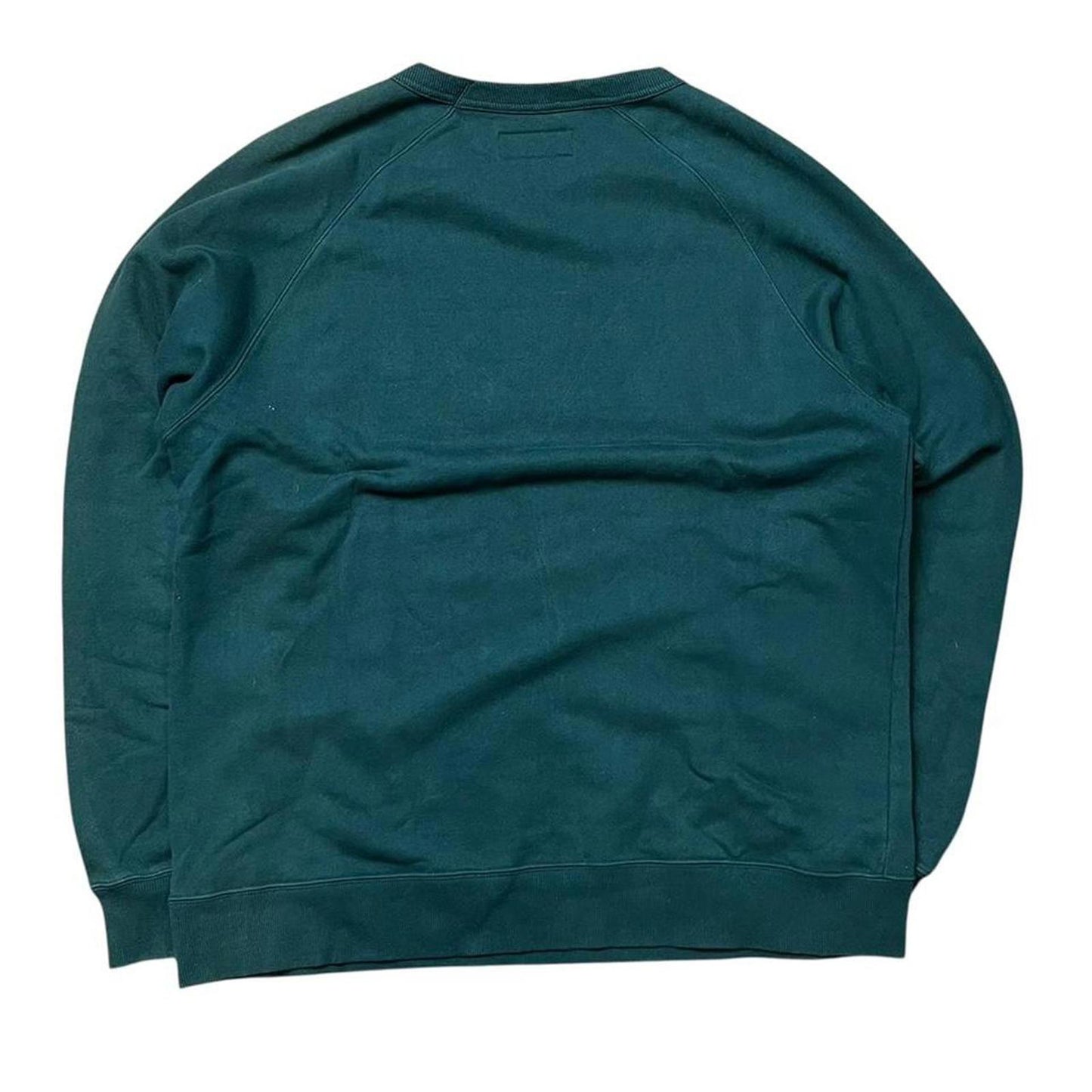 Avirex Spellout Embroidered Crewneck Blue Green
