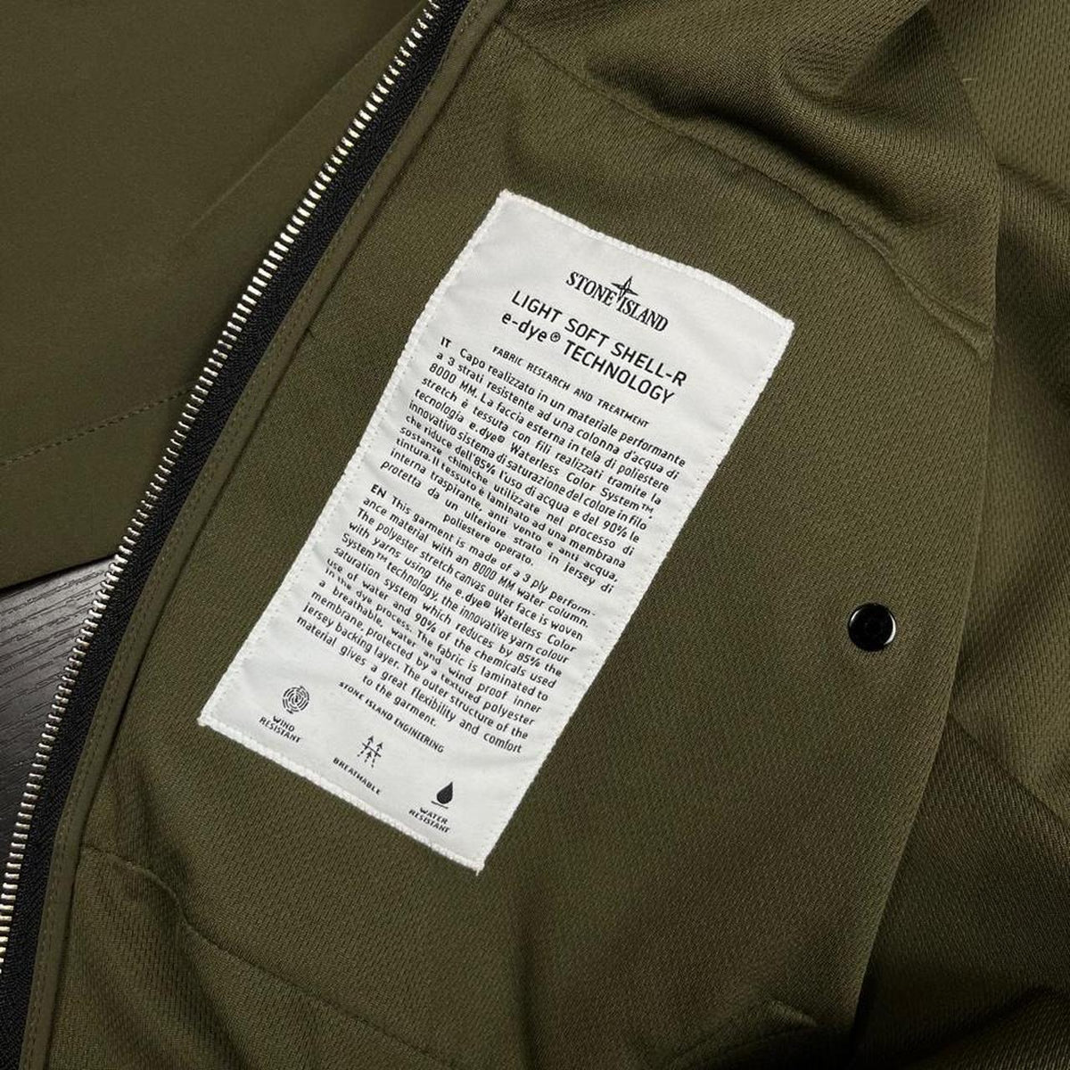 Stone Island Soft Shell Jacket - S