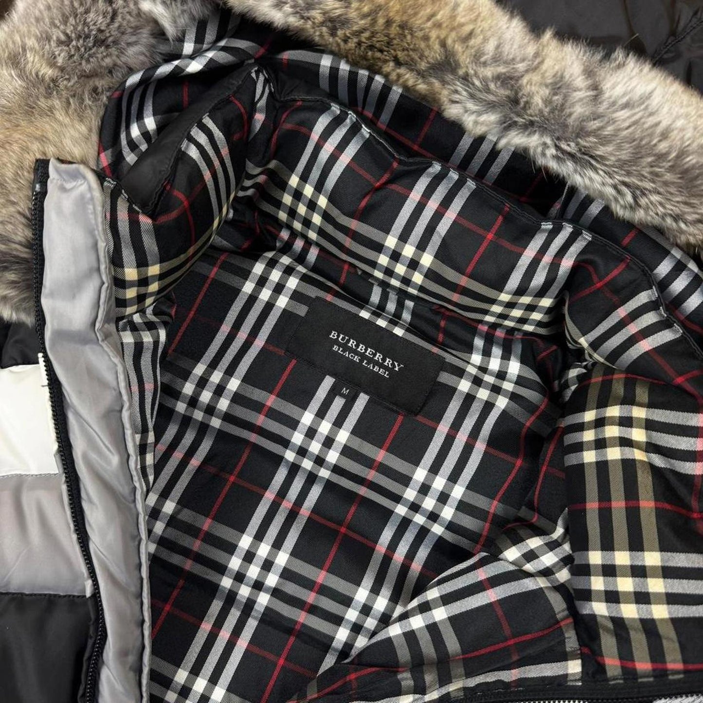 Burberry Black Label Fur Down Gilet - M