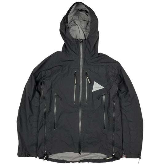 And Wander Waterproof Event Jacket Black