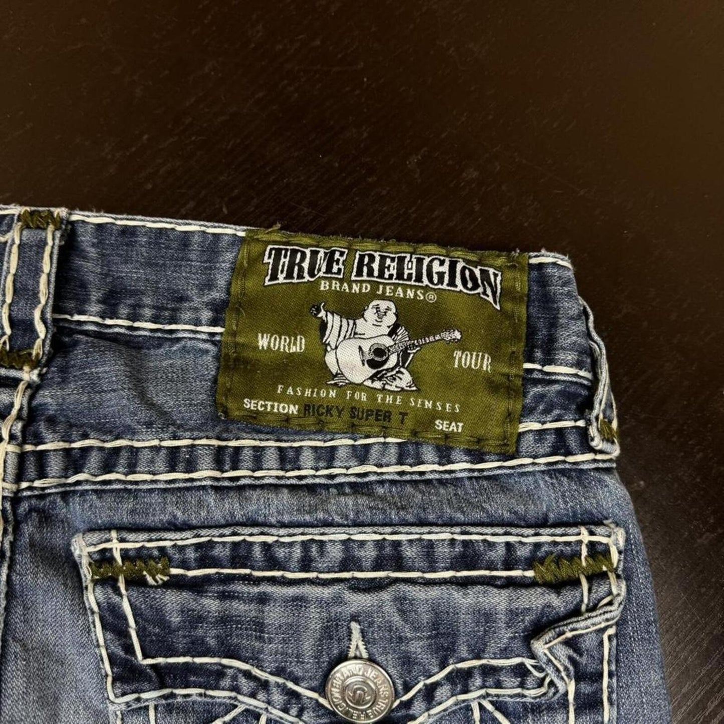 True Religion Big Stitch Jeans - W34