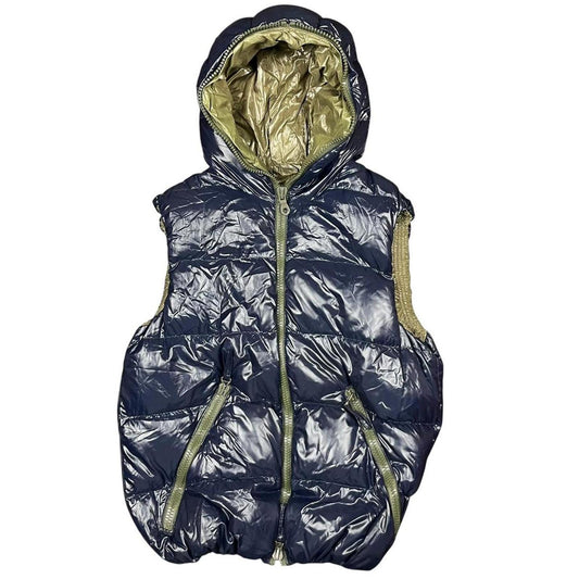 Duvetica Down Gilet Navy Beige