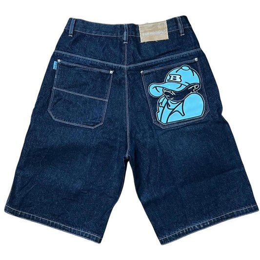 School Of Hard Knocks Navy Baggy Jorts