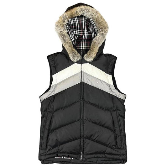Burberry Black Label Fur Down Gilet - M
