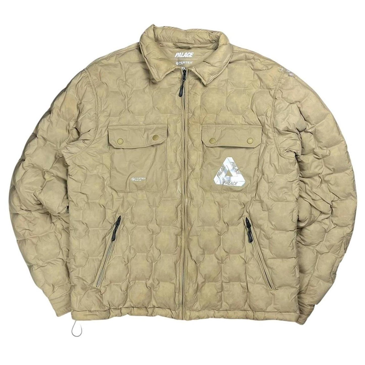 Palace Pertex Quantum Down Jacket Beige