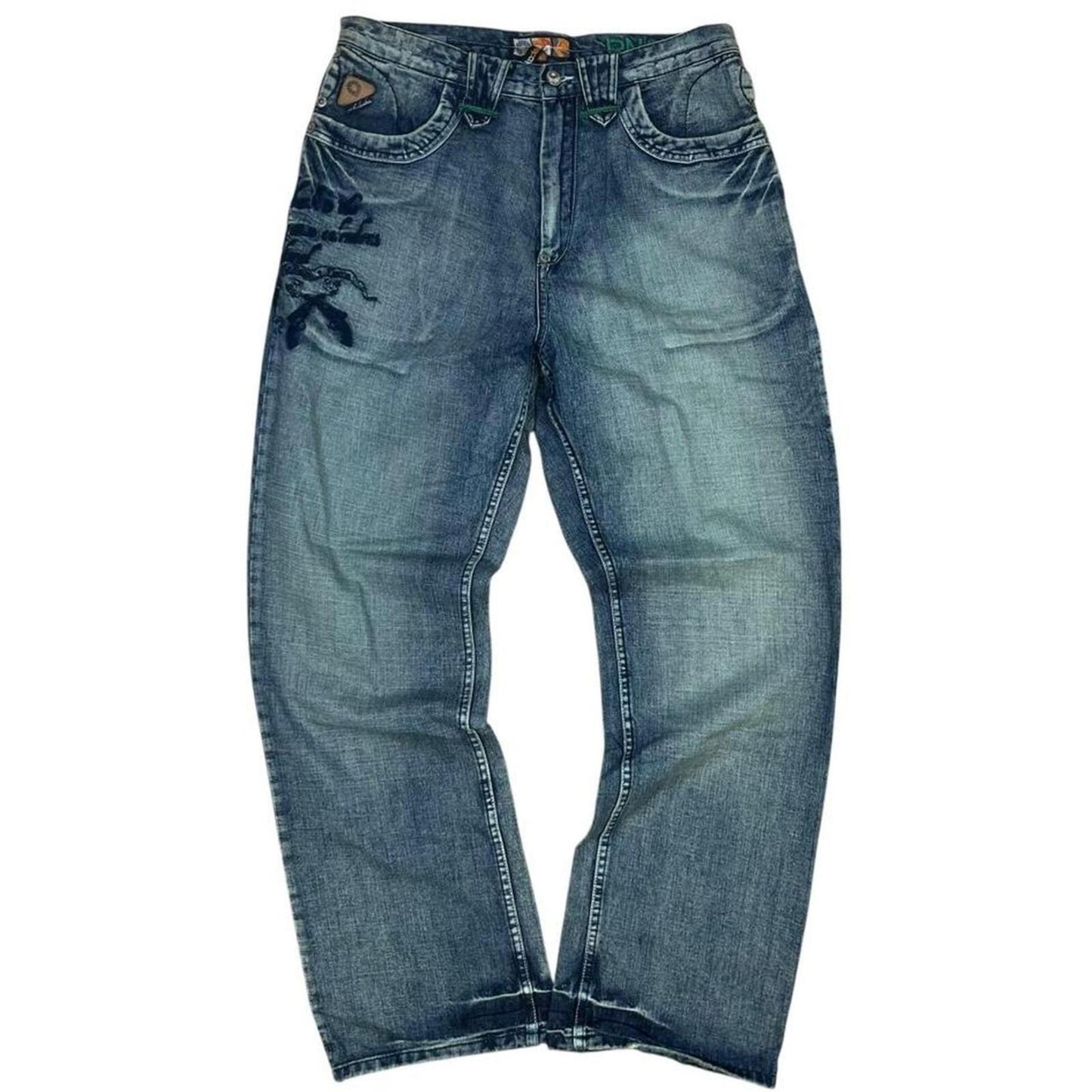 Akademiks Embroidered Jeans - W34