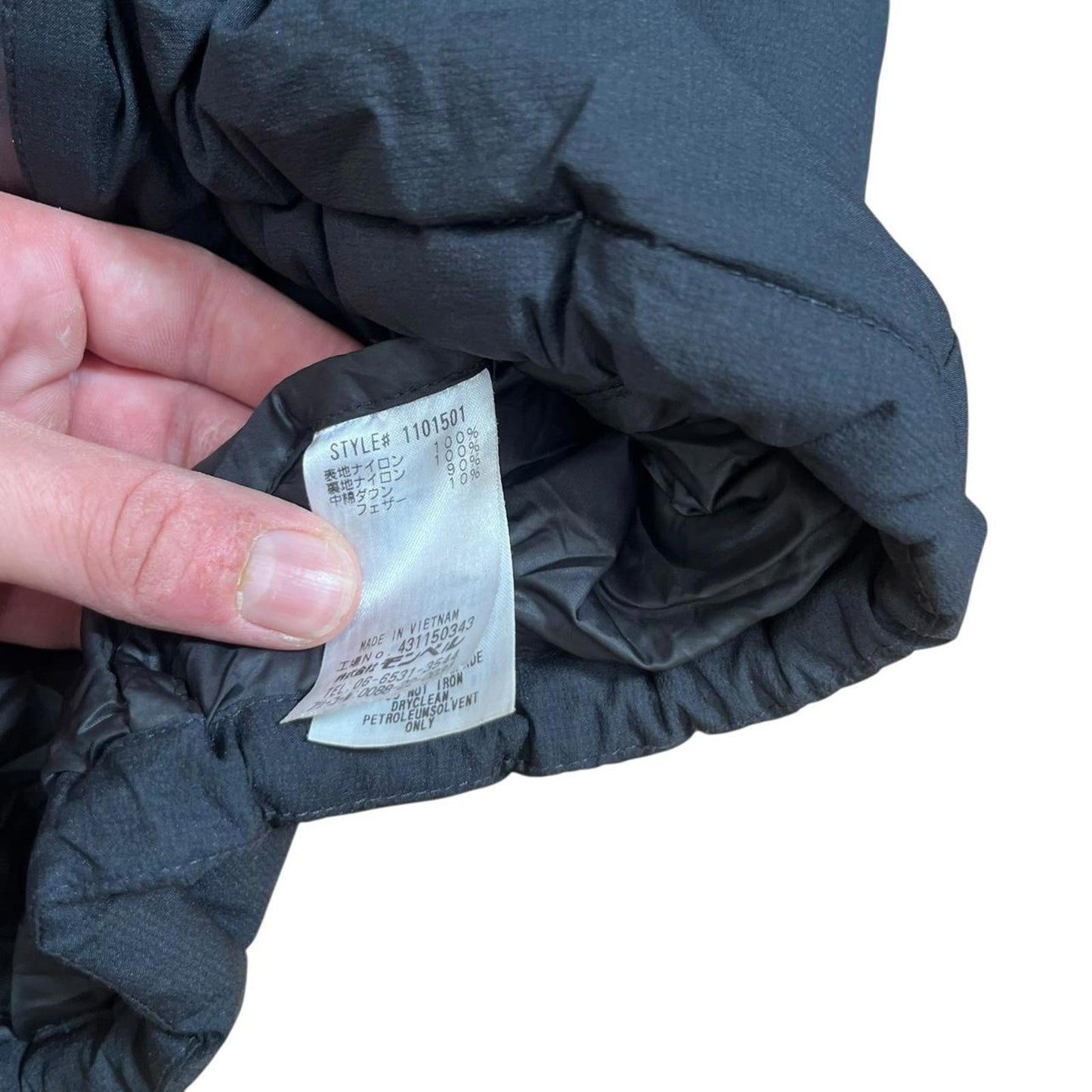 Montbell Lightweight Gore-Tex Waterproof Down Jacket Black