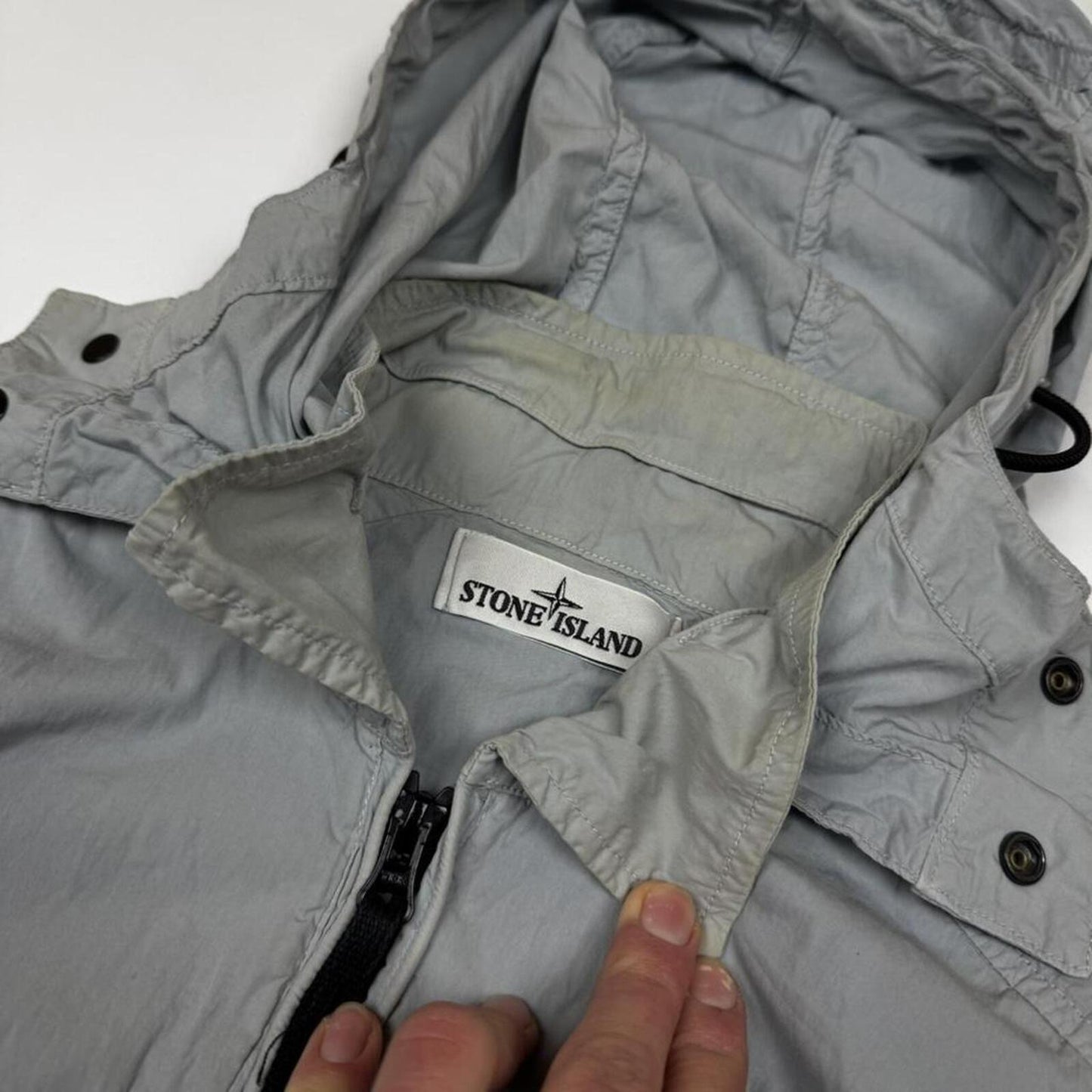 Stone Island Hooded Overshirt Jacket - L